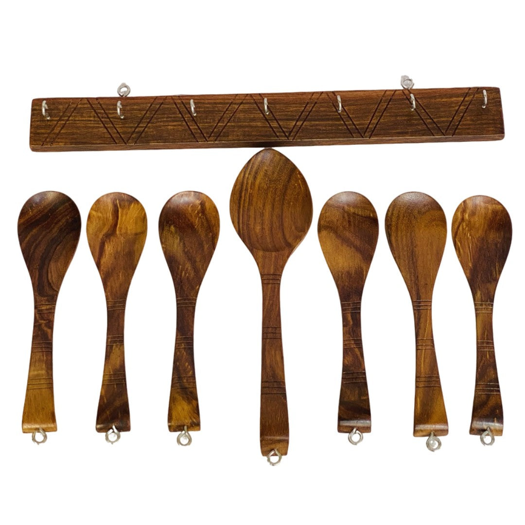 Premium wooden spoon set – elegant and durable cutlery for dining and serving.