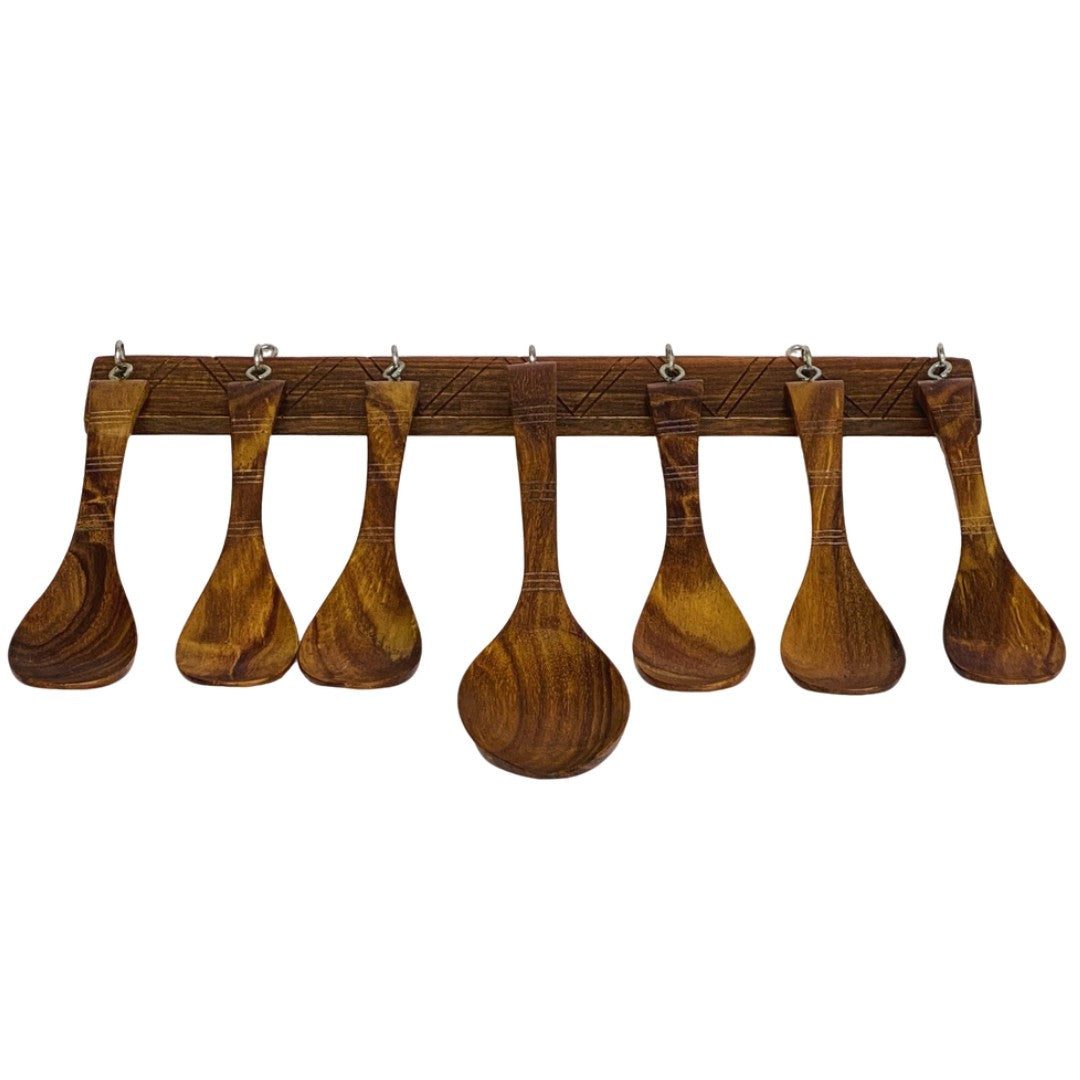 Premium wooden spoon set – elegant and durable cutlery for dining and serving.