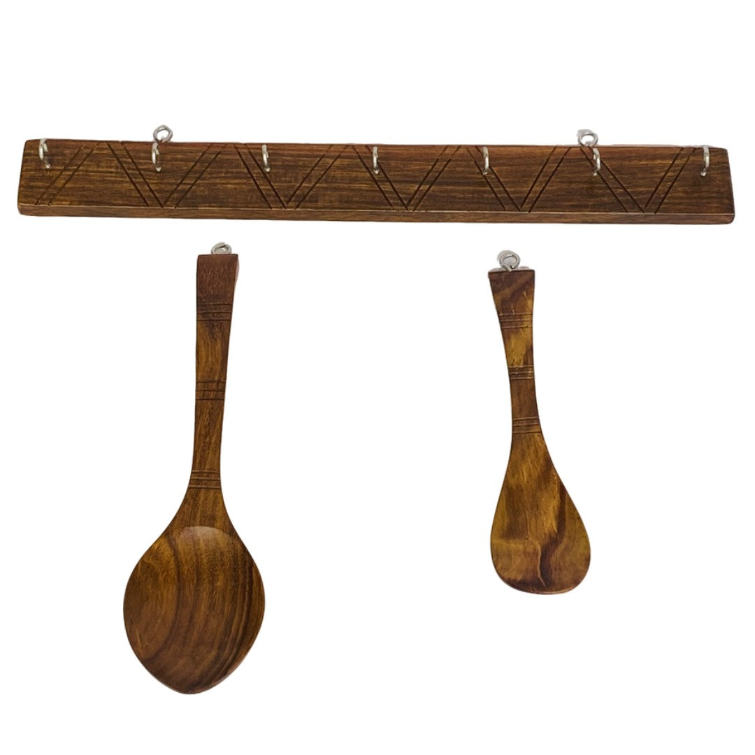 Premium wooden spoon set – elegant and durable cutlery for dining and serving.