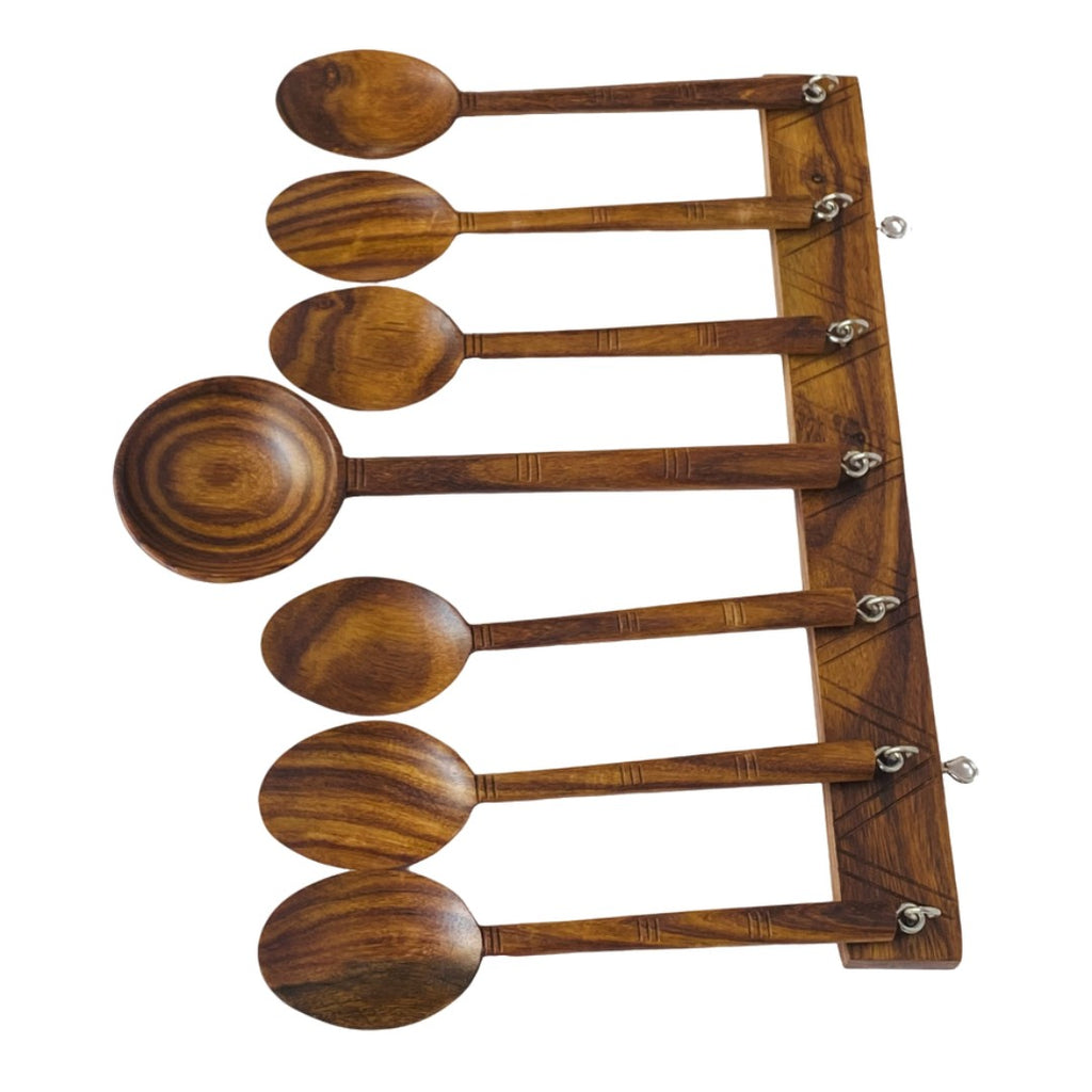 Premium wooden spoon set – elegant and durable cutlery for dining and serving.