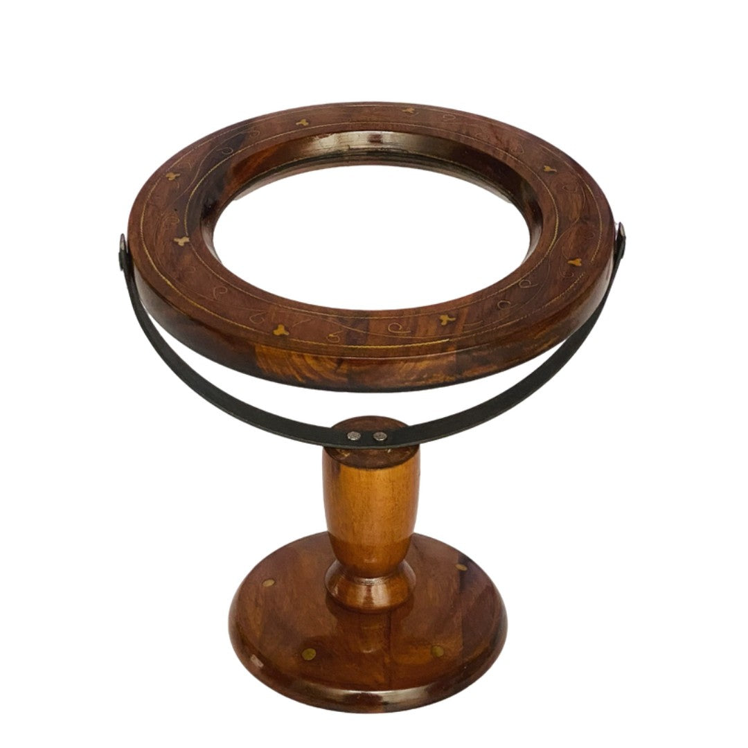 Elegant wooden table mirror – handcrafted decorative mirror for home decor.