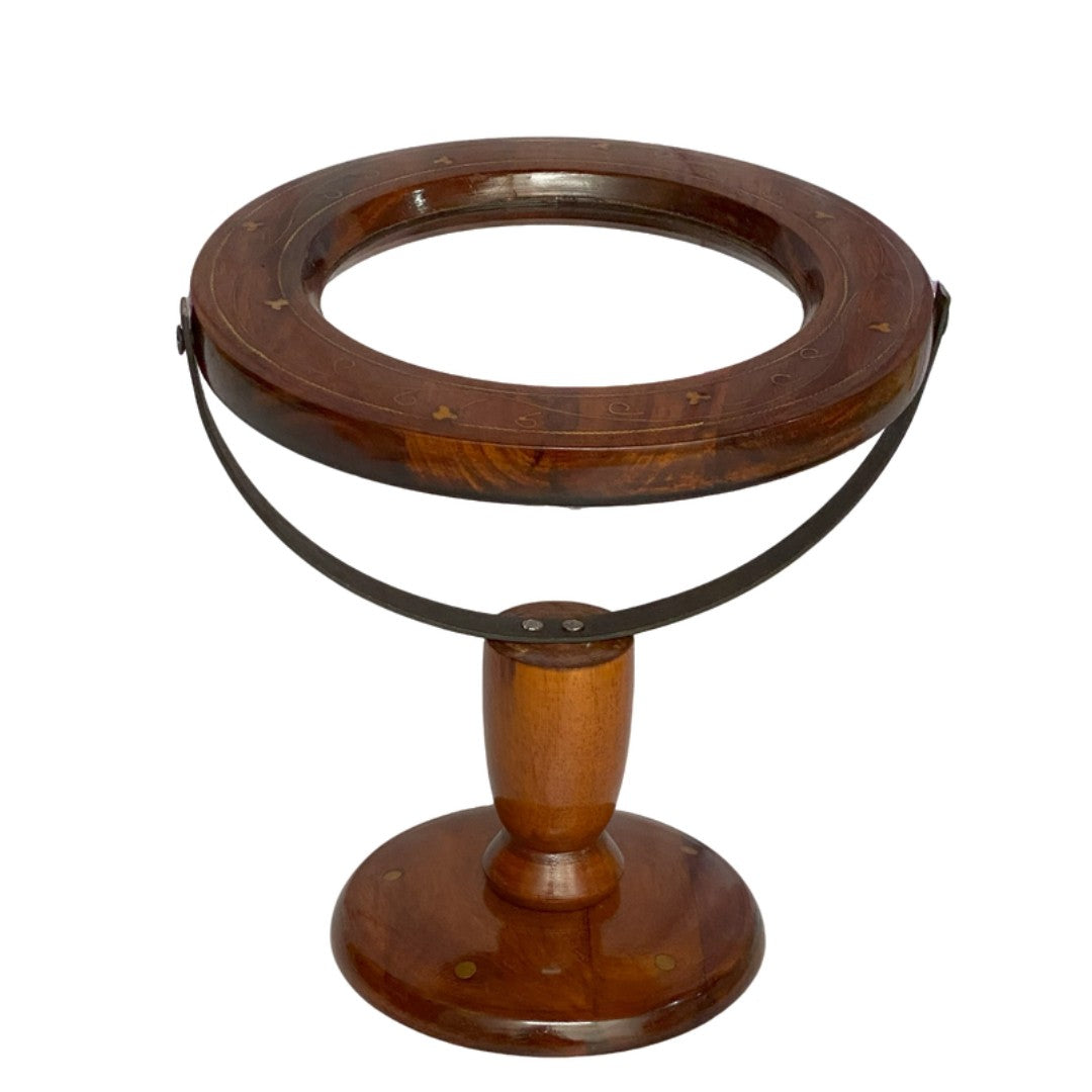 Elegant wooden table mirror – handcrafted decorative mirror for home decor.