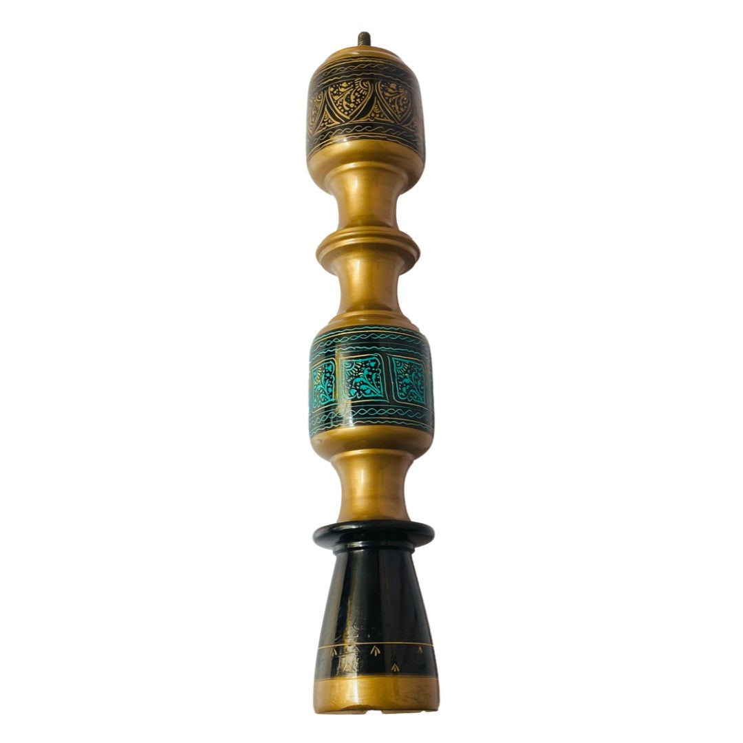 Handcrafted Naqshi wooden table with Umre Khayam design – elegant traditional furniture.