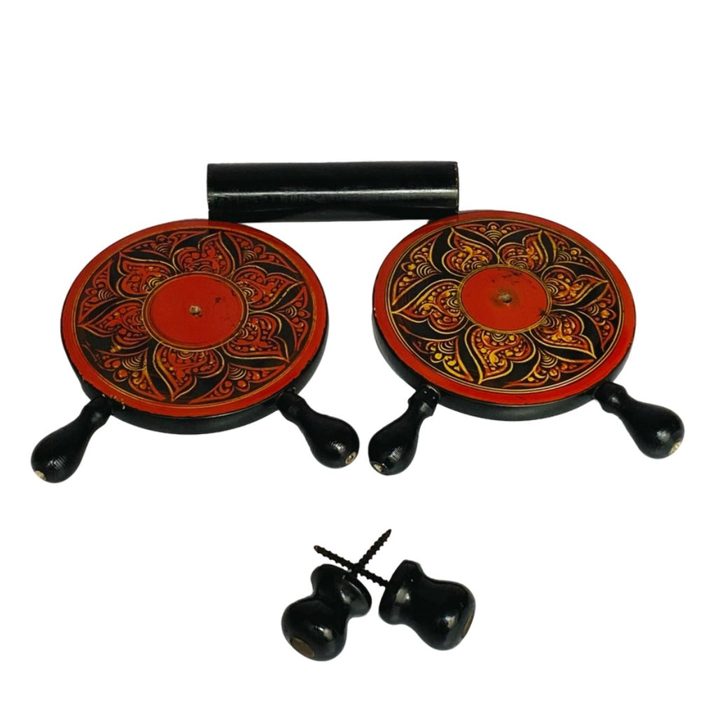 Wooden tissue roll holder – elegant handcrafted design for home and office use.