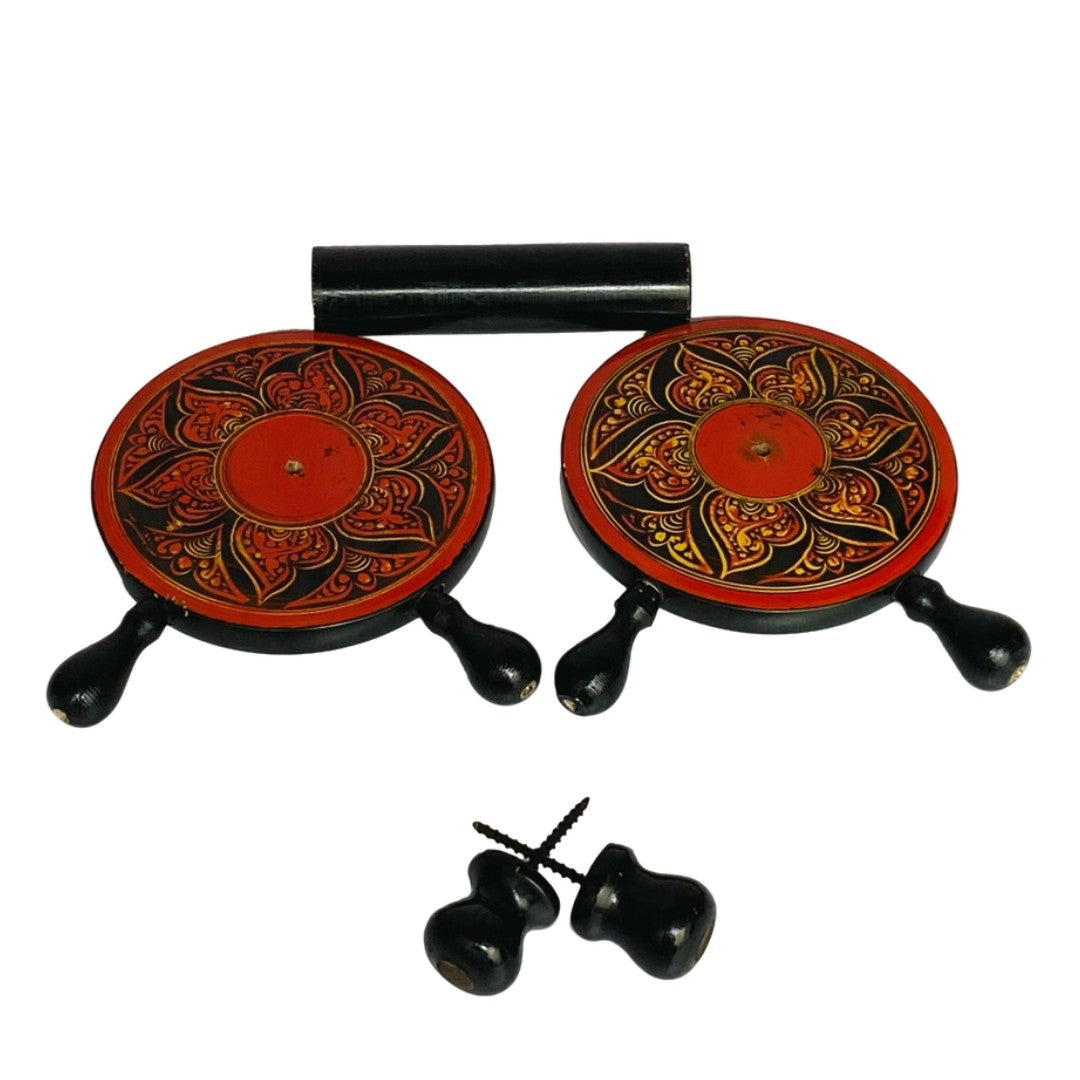 Wooden tissue roll holder – elegant handcrafted design for home and office use.