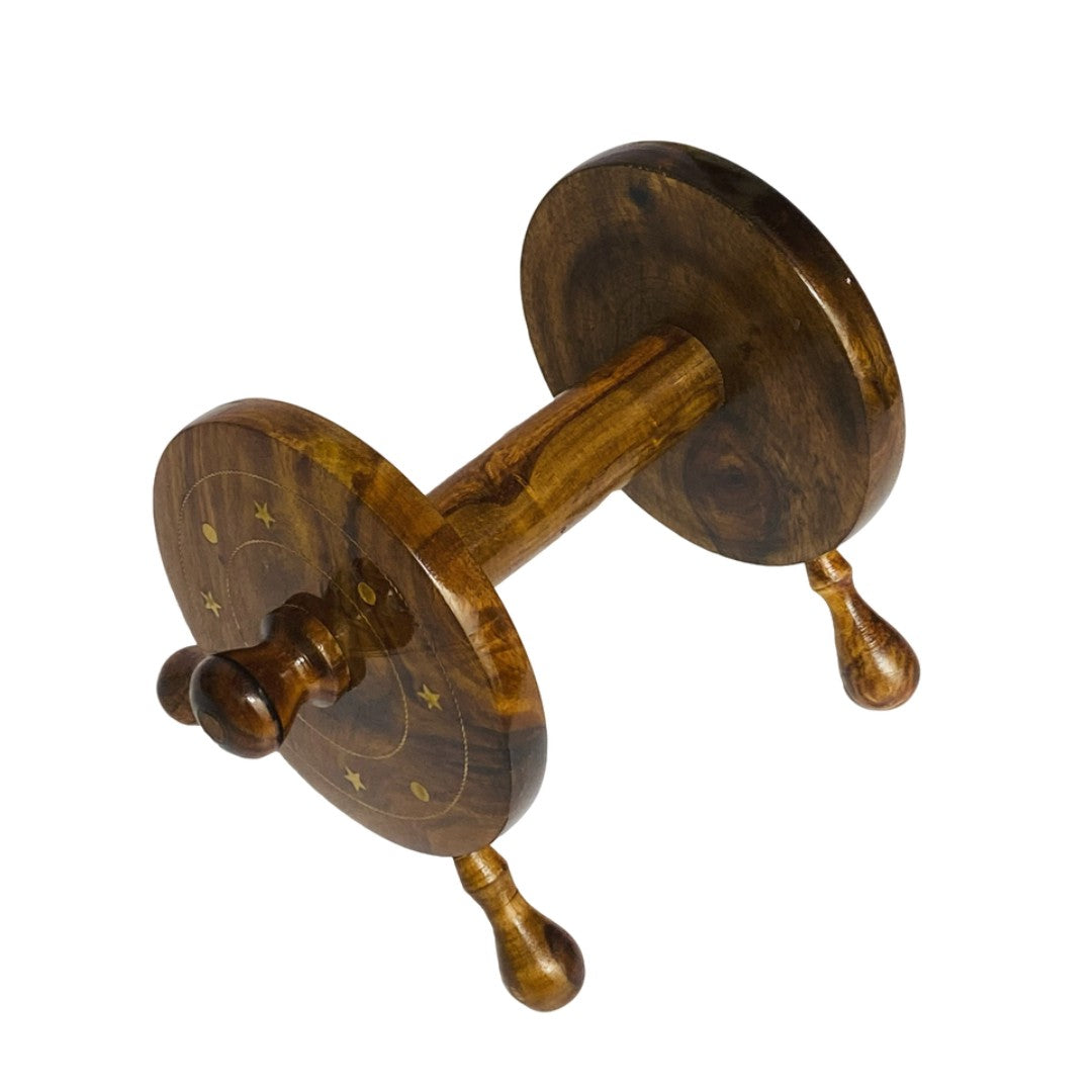 Wooden tissue roll holder – elegant handcrafted design for home and office use.