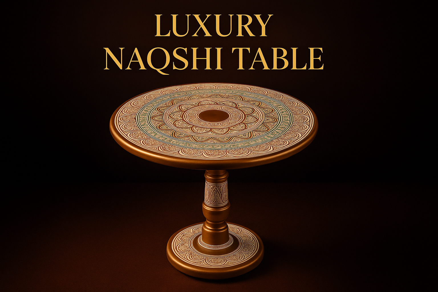 Mobile-Friendly Luxury Naqshi Table Banner 2
