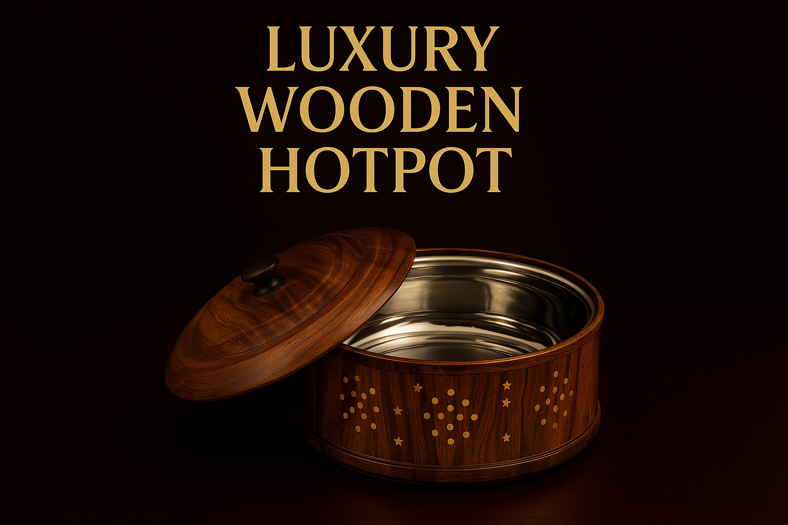 Mobile-Optimized Luxury Wooden Hotpot Banner