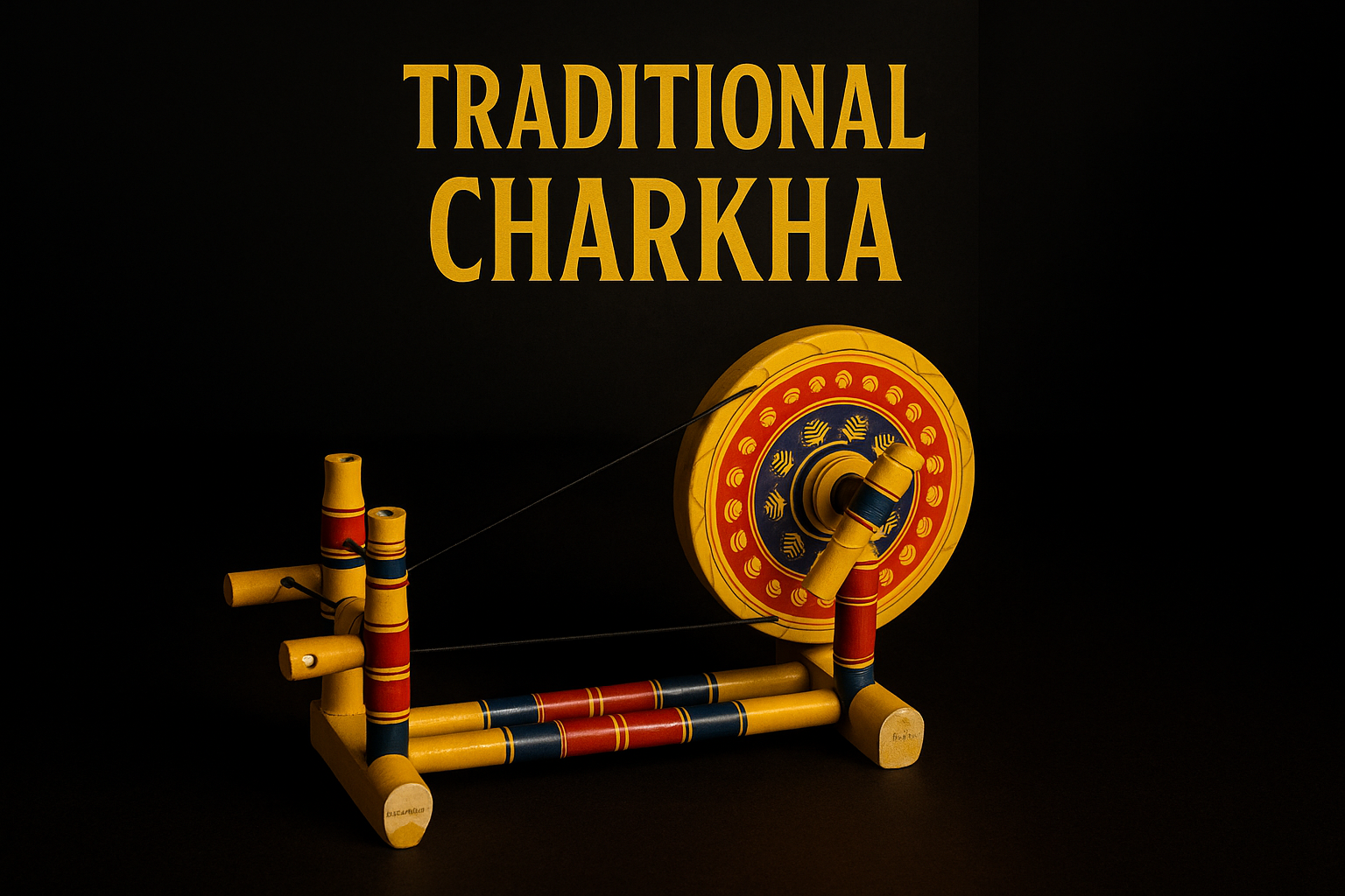 Ultra-Narrow Mobile Traditional Charkha Banner