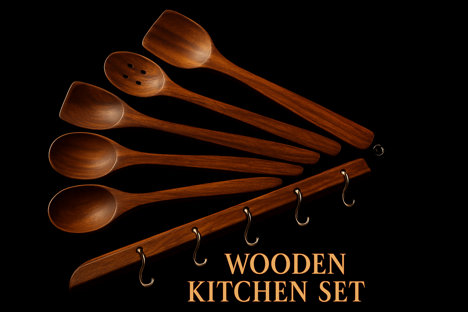 Wooden Kitchen Set Banner